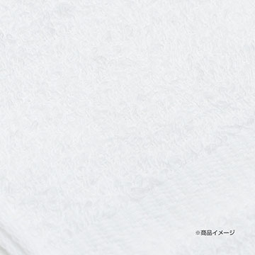 ご挨拶用名入れフェイスタオル(白無地) /日本製（180匁) /1色刷り