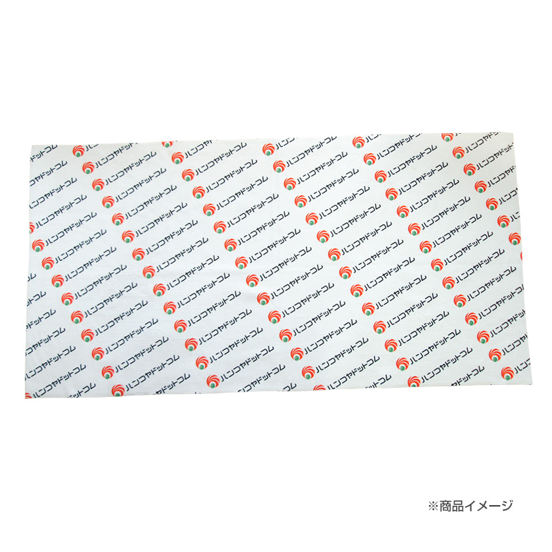 フルカラープリントバスタオル（白無地）/海外製/データ入稿 